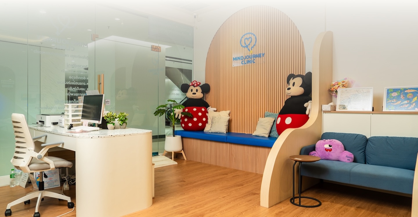 บรรยากาศภายใน Mind Journey Clinic สำหรับเด็ก วัยรุ่น และครอบครัว